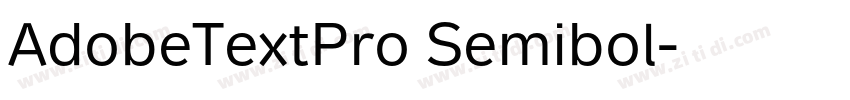 AdobeTextPro Semibol字体转换